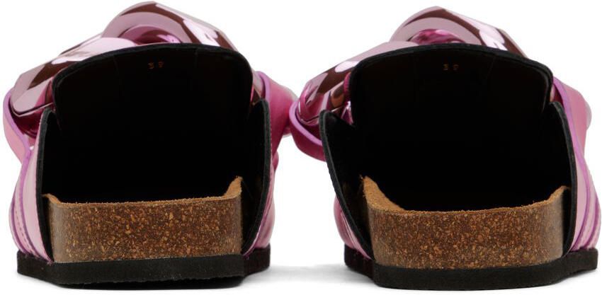 JW Anderson Pink Chain Mules