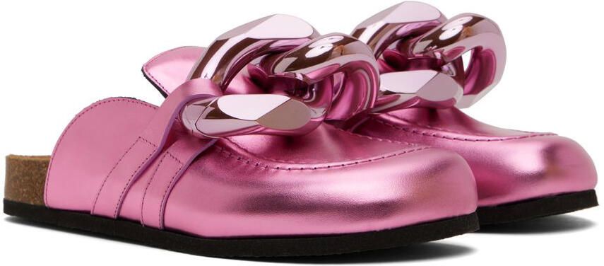 JW Anderson Pink Chain Mules - Picture 2