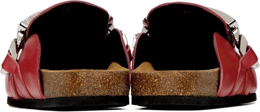 JW Anderson Red Gourmet Chain Mules