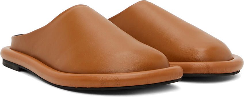 JW Anderson Tan Bumper Tube Slippers - Picture 2