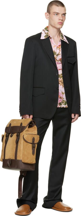 JW Anderson Tan Bumper Tube Slippers