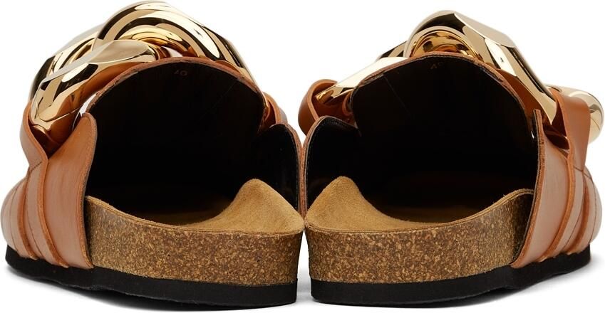 JW Anderson Tan Chain Loafers - Picture 3