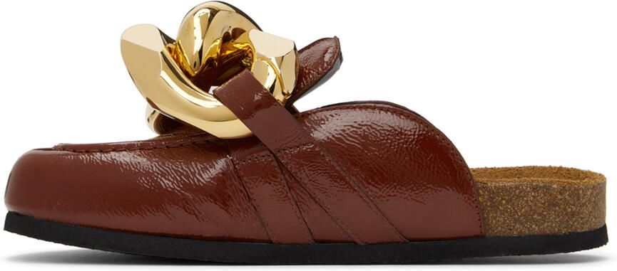 JW Anderson Tan Chain Mules - Picture 3