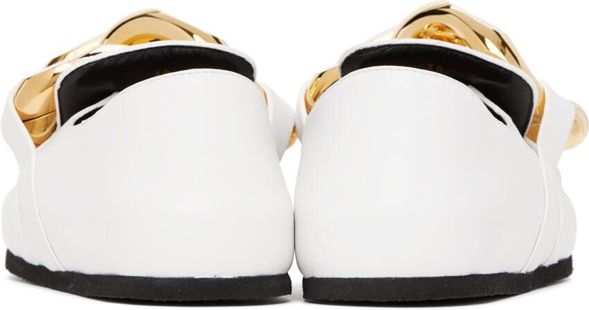 JW Anderson White Chain Loafers