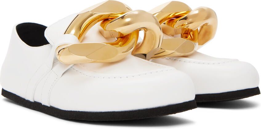 JW Anderson White Chain Loafers - Picture 2