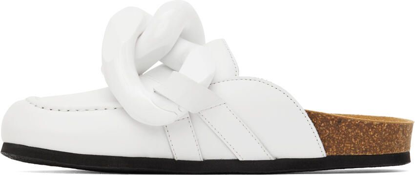 JW Anderson White Chain Loafers - Picture 4