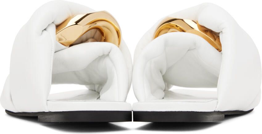 JW Anderson White Chain Twist Sandals - Picture 2
