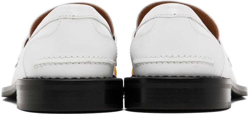 JW Anderson White Elastic Loafers