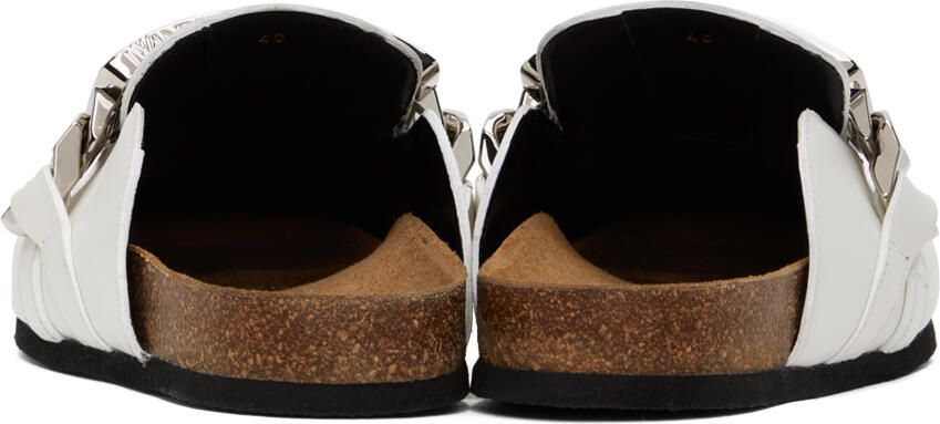 JW Anderson White Plate Loafers