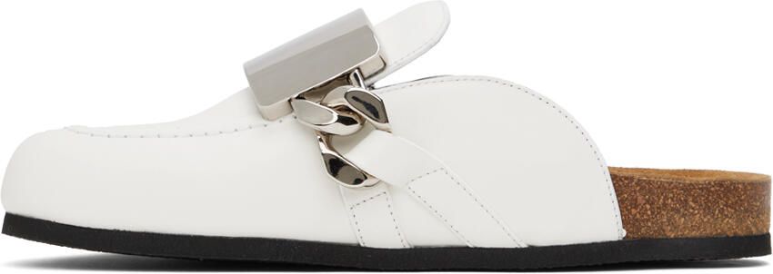 JW Anderson White Plate Loafers - Picture 4