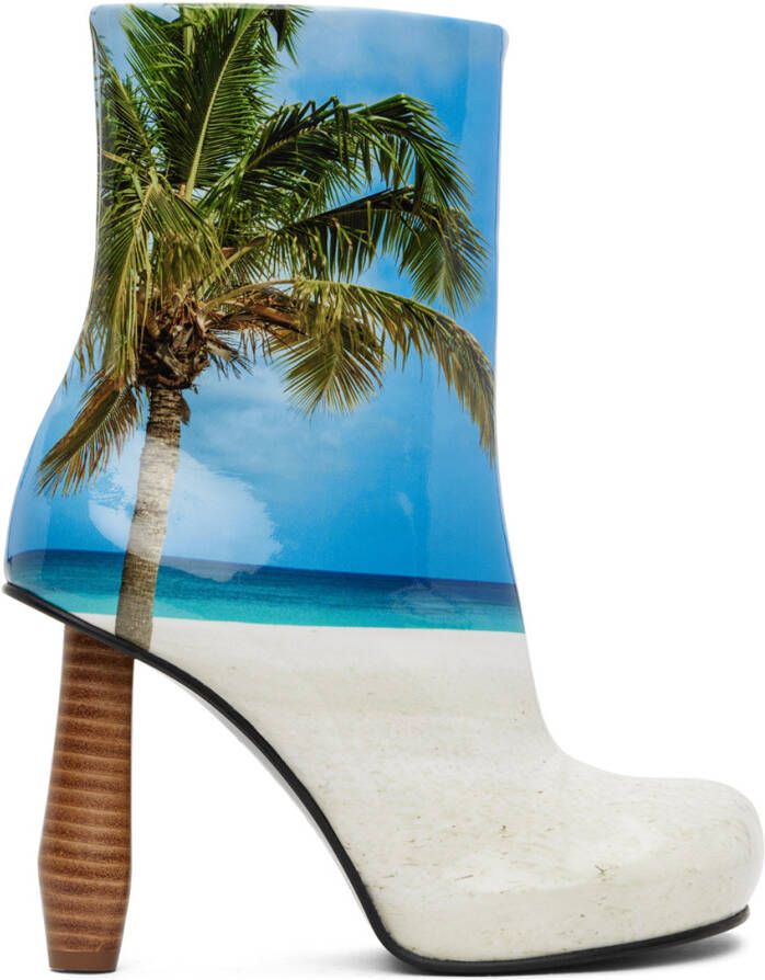 JW Anderson Multicolor Palm Ankle Boots - Picture 2