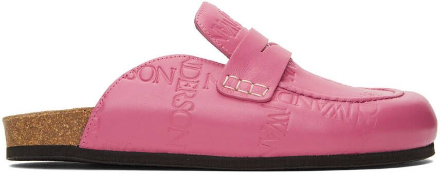 JW Anderson Pink Mule Loafers - Picture 5