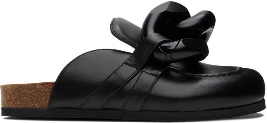 JW Anderson SSENSE Exclusive Black Chain Loafers - Picture 5