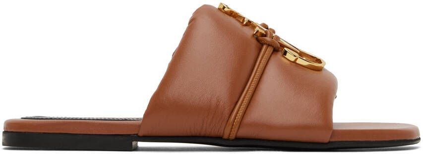 JW Anderson Tan Anchor Slides - Picture 5