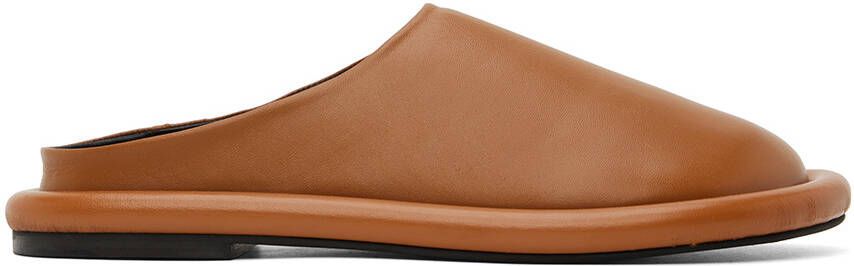 JW Anderson Tan Bumper Tube Slippers - Picture 5