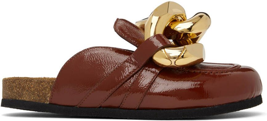 JW Anderson Tan Chain Mules - Picture 5