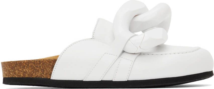 JW Anderson White Chain Loafers - Picture 5