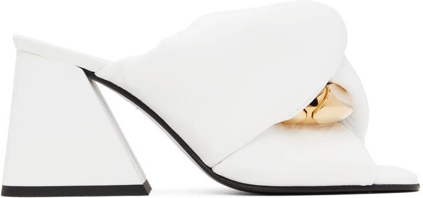 JW Anderson White Chain Twist Mules - Picture 5