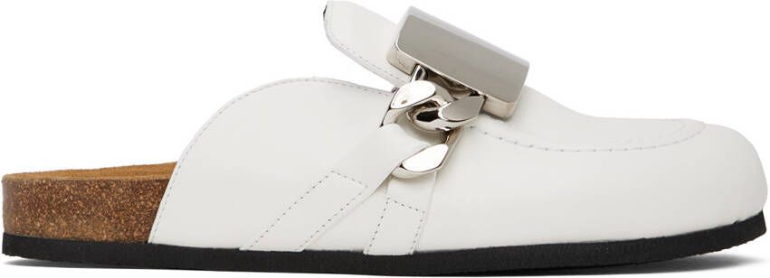 JW Anderson White Plate Loafers - Picture 5