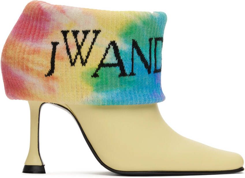 JW Anderson Yellow Foldover Heels