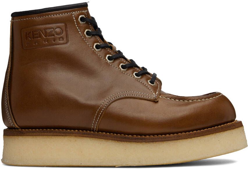 Kenzo Brown Paris yama Boots