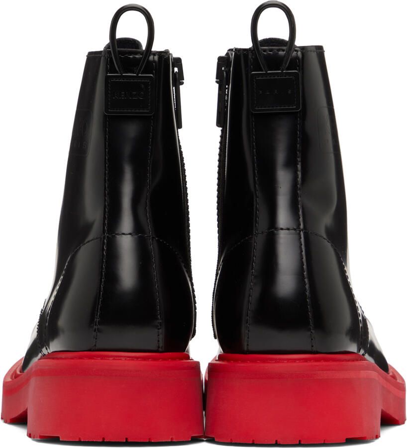 Kenzo Black Paris smile Boots