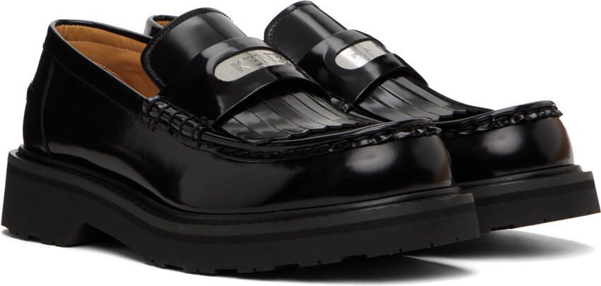 Kenzo Black Paris smile Loafers - Picture 2