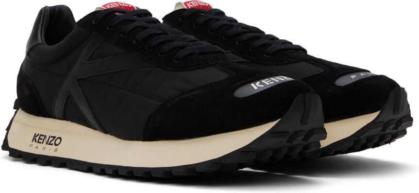 Kenzo Black Paris smile Sneakers - Picture 2