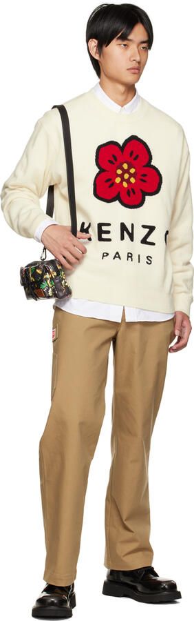 Kenzo Black Smile Lace-Up Boots - Picture 5