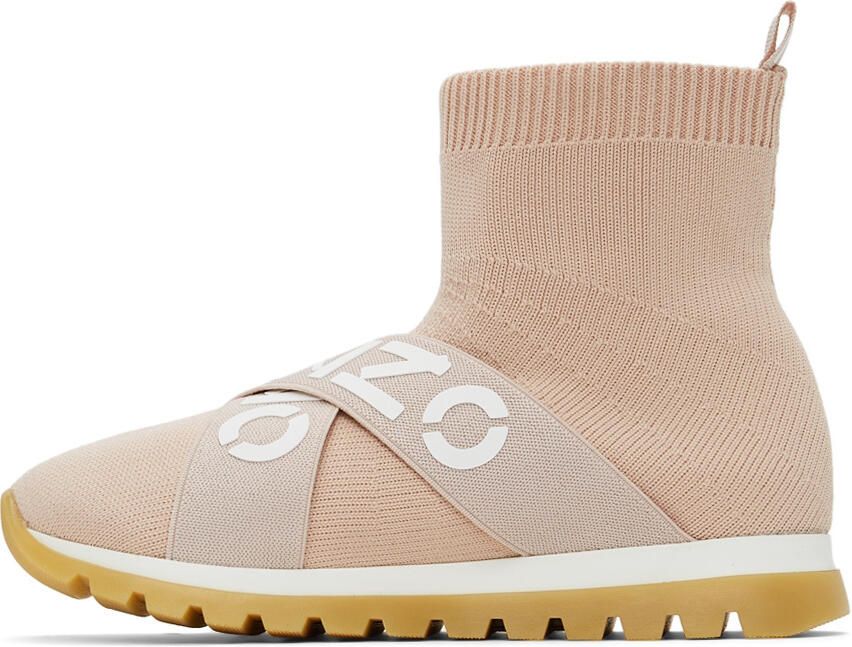 Kenzo Kids Pink Sport Trainer Sneakers - Picture 2