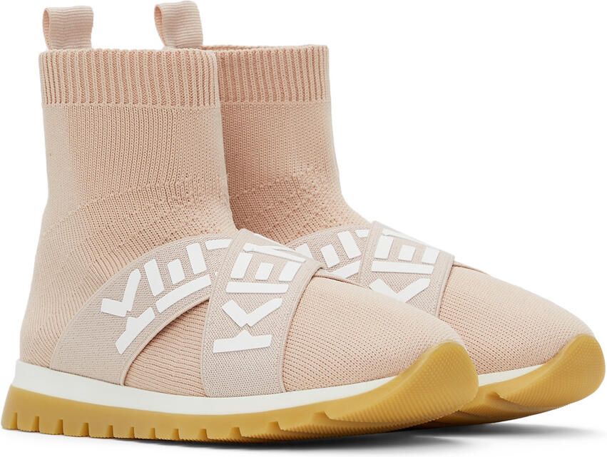 Kenzo Kids Pink Sport Trainer Sneakers - Picture 3