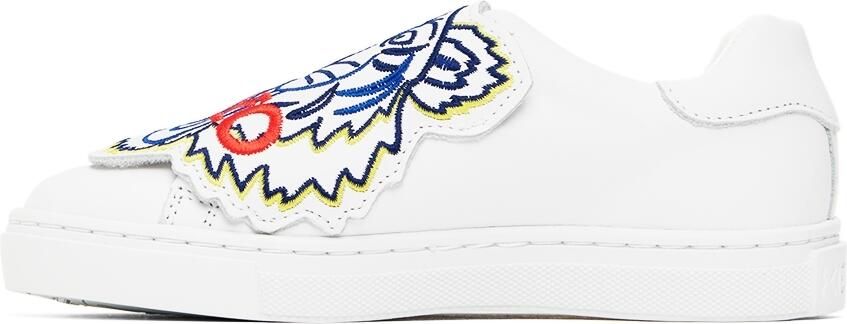 Kenzo Kids White Tiger Sneakers - Picture 2