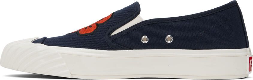 Kenzo Navy Paris school Sneakers - Picture 4