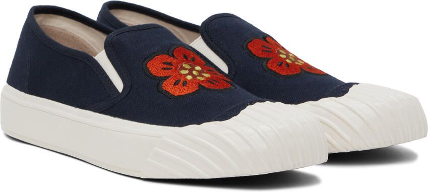Kenzo Navy Paris school Sneakers - Picture 2