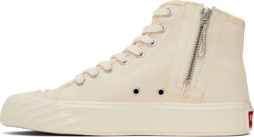 Kenzo Off-White Paris school High-Top Sneakers - Picture 3