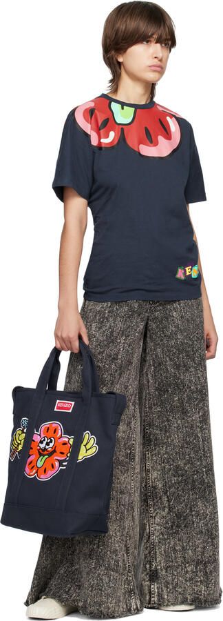 Kenzo Off-White Paris school High Top Sneakers - Picture 5