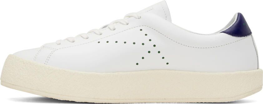 Kenzo White & Navy Swing Sneakers - Picture 3