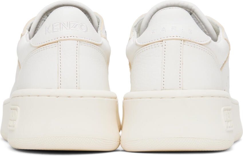 Kenzo White Hoops Trainer Sneakers - Picture 5