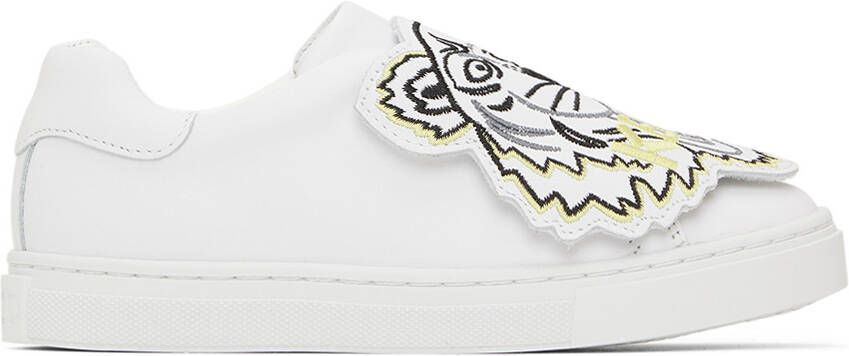 Kenzo Kids White Tiger Sneakers - Picture 5