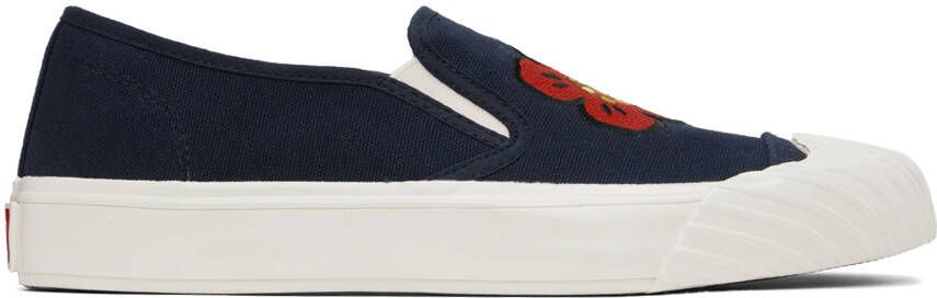 Kenzo Navy Paris school Sneakers - Picture 5