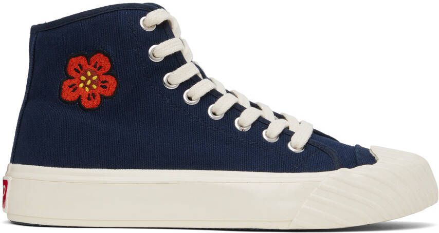 Kenzo Off-White Paris school High Top Sneakers - Picture 7