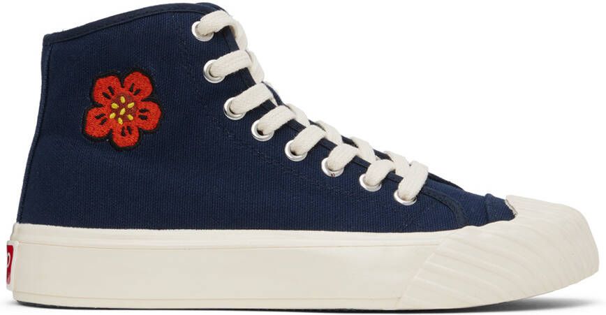 Kenzo Navy Paris school Sneakers - Picture 2