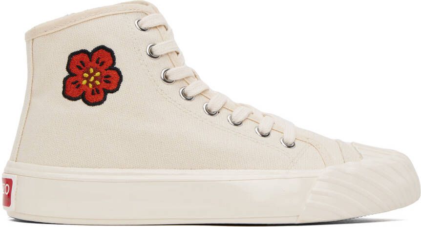 Kenzo Off-White Paris school High Top Sneakers - Picture 3