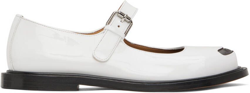 Kenzo White Paris Mary Jane Loafers - Picture 4