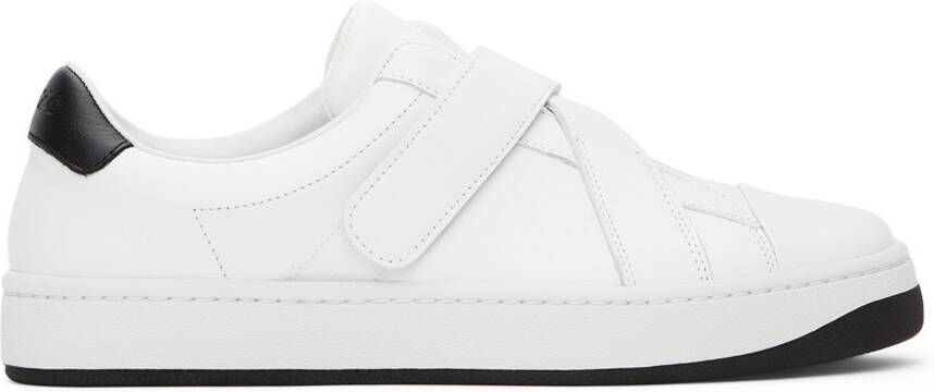 Kenzo White Velcro Kourt Scratch Sneakers - Picture 5