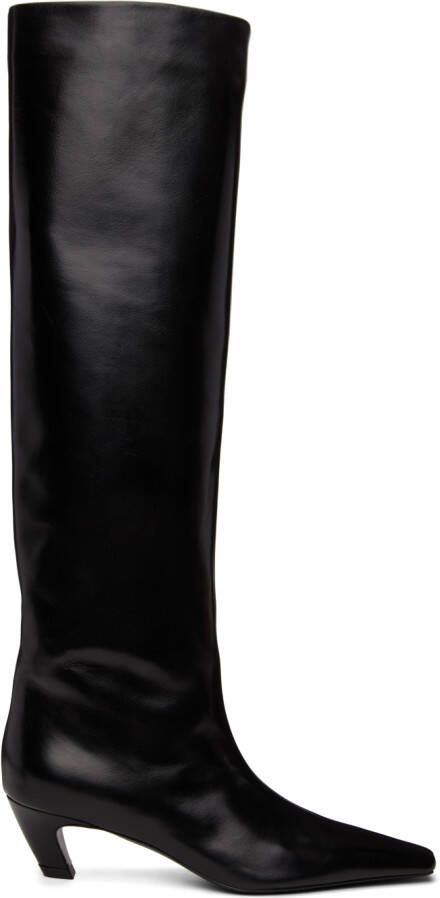 KHAITE Black Davis Boot