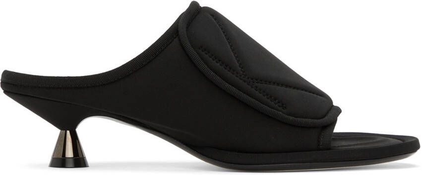 KHAITE Black Kenmare Heeled Sandal