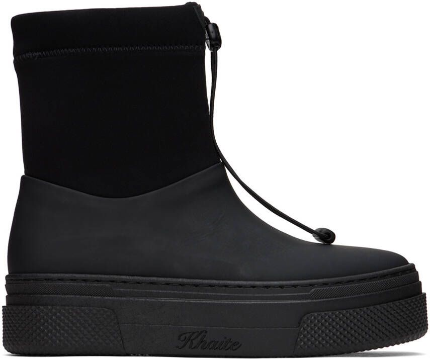 KHAITE Black Lenox Boots - Picture 5