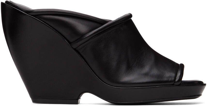 KHAITE Black Stagg Heeled Sandals - Picture 5