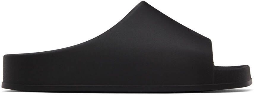 KHAITE Black 'The Brighton' Slides - Picture 5